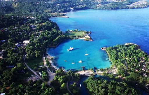 Jamaica - James Bond Beach aerial view