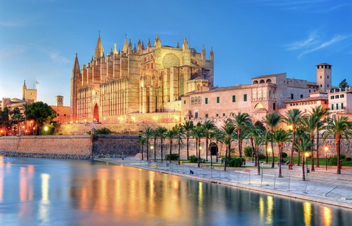 Cathedral in Palma de Mallorca in the Balearics