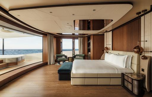 Superyacht charter SILVER FOX master cabin