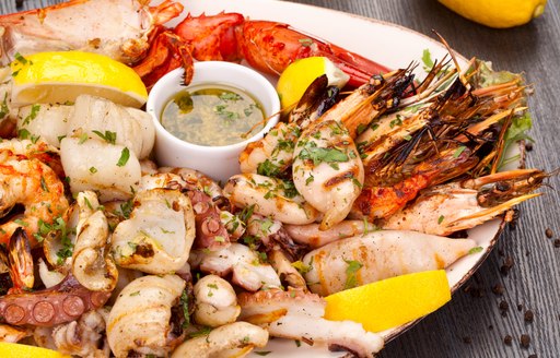 fresh seafood platter