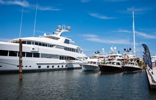 Charter yacht ROCK.IT at Palm Beach International Boat Show (PBIBS)