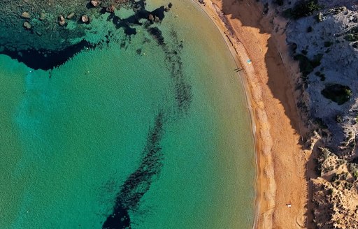 Cavalleria Beach Menorca aerial view