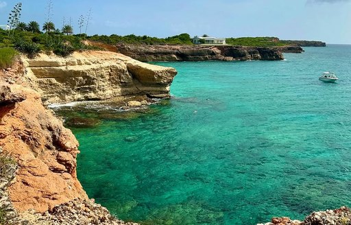 Anguilla Arch cliffs
