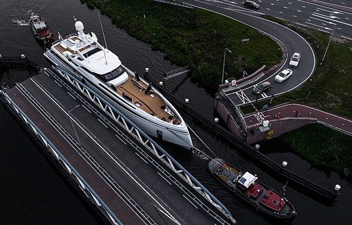 luxury yacht totally nuts prepares for sea trials