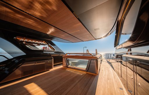 Superyacht charter RAJA² deck Jacuzzi
