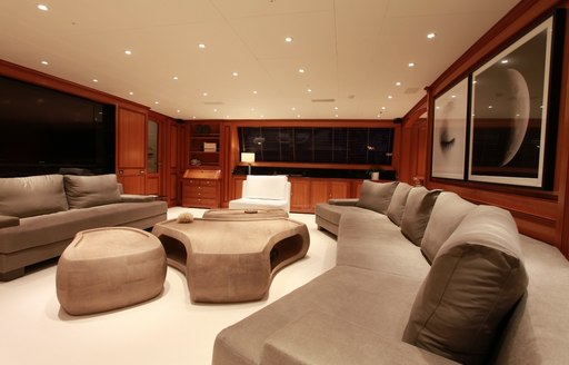 Superyacht SILENCIO's Christian Liaigre designed interior