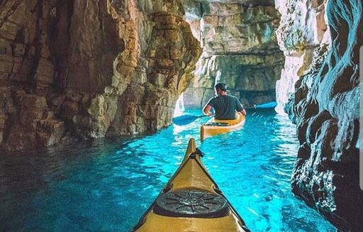 Blue Cave Hvar kayaks