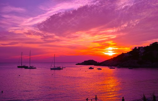 Ibiza at sunset