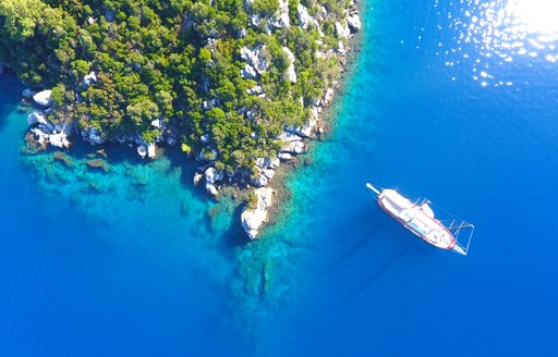 drone view of marmaris turkey