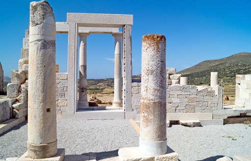 Ionic columns of temple of demeter