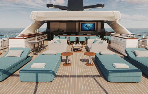 Charter yacht ROSE D'OR sun deck