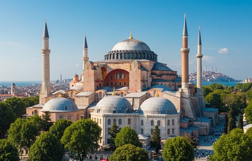 Hagia Sophia Grand Mosque Istanbul exterior