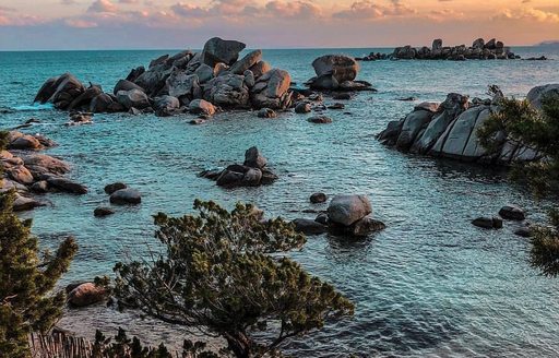 Palombaggia Beach shoreline