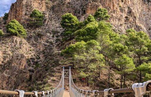 Malaga - Montes de Málaga Natural Park bridge cliffs