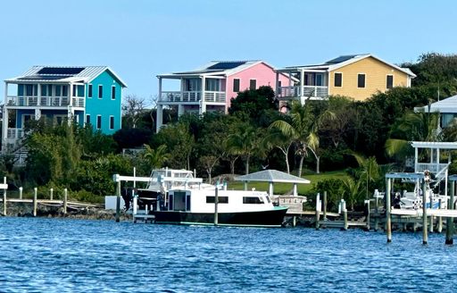 Abacos Islands - Great Guana Cay coast houses