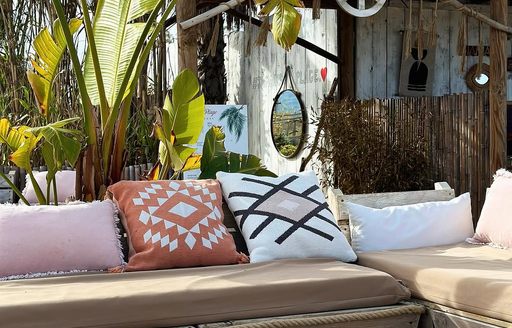 St Tropez - Tamaris Plage beach lounge