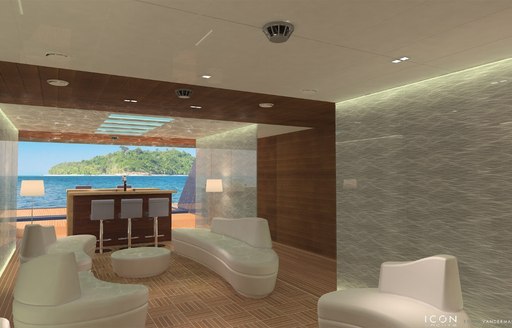 Beach Club on Icon Yacht