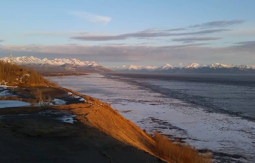 Kincaid Park water and dunes