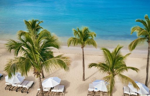 Antigua - CARA Spa Carlisle Bay beach aerial view