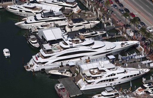 kuxury yachts attend the miami superyacht show