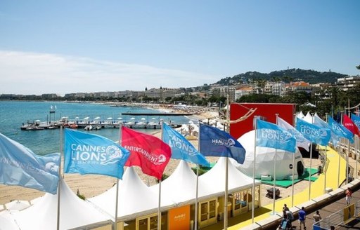 Stands lined up in Cannes for Cannes Lions 2019