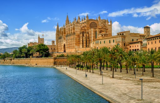 city on the sea in palma mallorca, the balearic islands