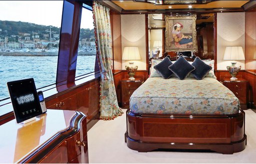 VIP suite with wonderful views on board motor yacht ULYSSES 