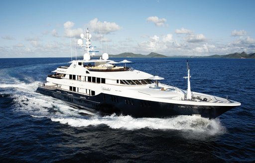 Charter yacht UNBRIDLED at sea