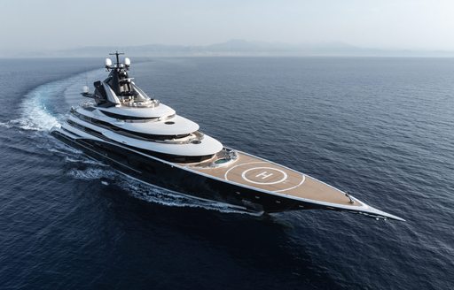 Charter yacht KISMET at sea