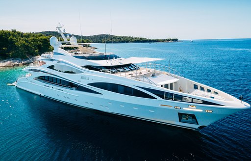 Charter yacht AFRICA 1 at anchor