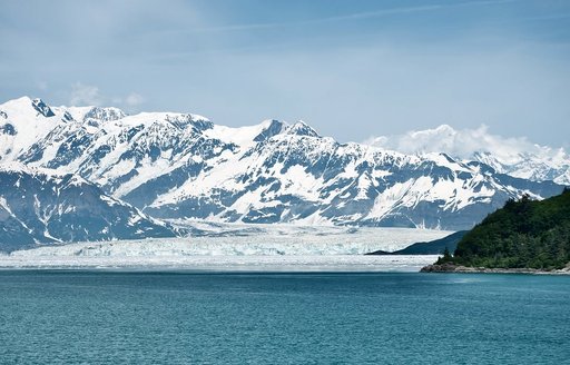 Hubbard Glacier and mountains