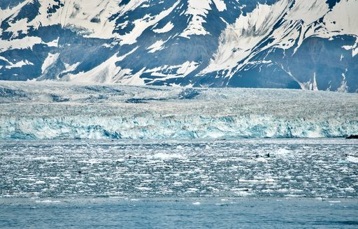 Hubbard Glacier and mountains