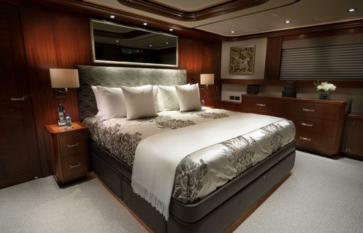 westport motor yacht 'W''s master suite