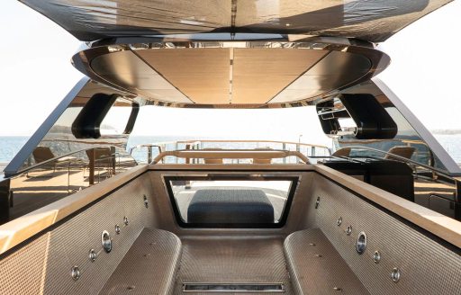 Charter yacht RAJA² Jacuzzi on deck