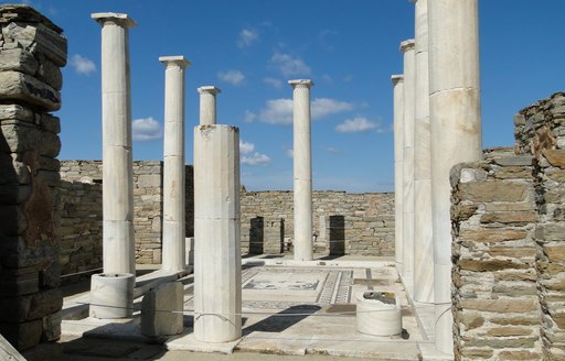 Mykonos - Delos House of Dionysus ruins