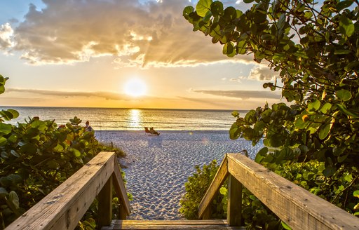 Sunset at Naples Beach Florida