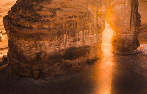 Saudi Arabia - Elephant Rock aerial view