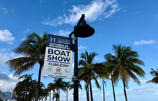 FLIBS sign on a lamp post