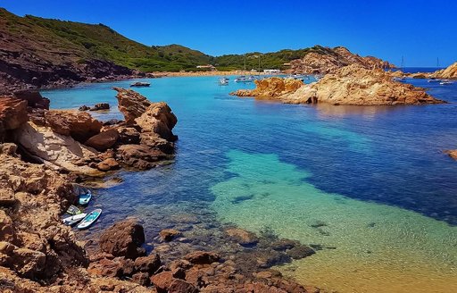 Cavalleria Beach Menorca rocks