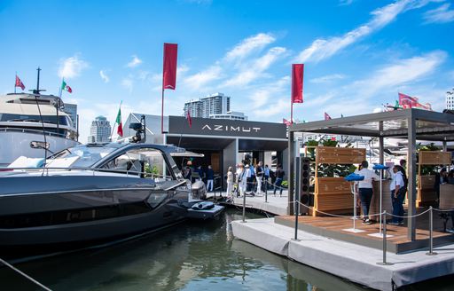 Palm Beach International Boat Show (PBIBS) Azimut exhibitor stand