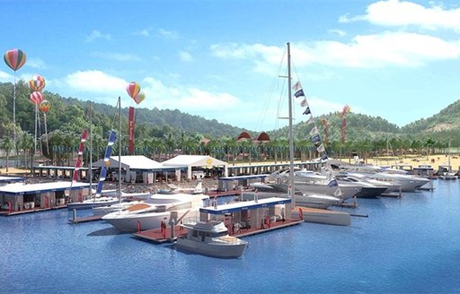 Designs for the 2015 SO! HAINAN superyacht event