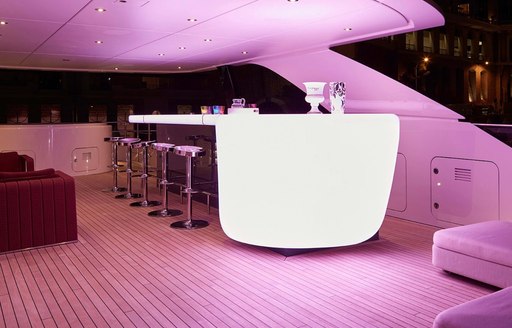 superyacht home bar in below deck med season 7