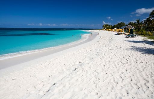 Sandy beach in Anguilla