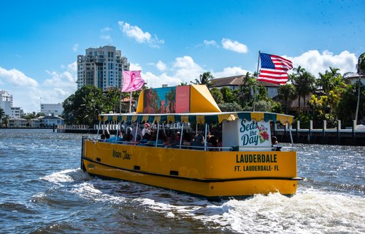 Water taxi at the Fort Lauderdale International Boat Show