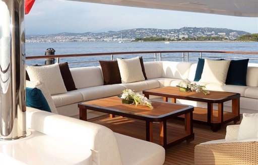 superyacht formosa outdoor area