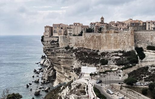 Citadelle de Bonaficio, cliffs, coast