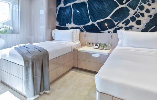 superyacht soaring guest suite