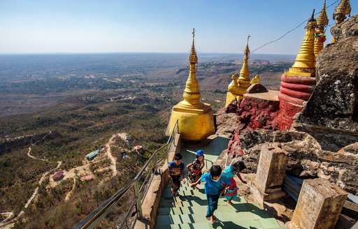 Myanmar - Mount Popa path