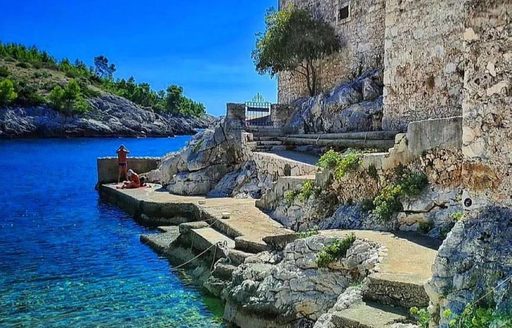 Dubovica Beach Hvar building