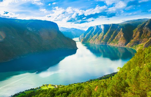 Another panorama of one of the fjords in Norway.